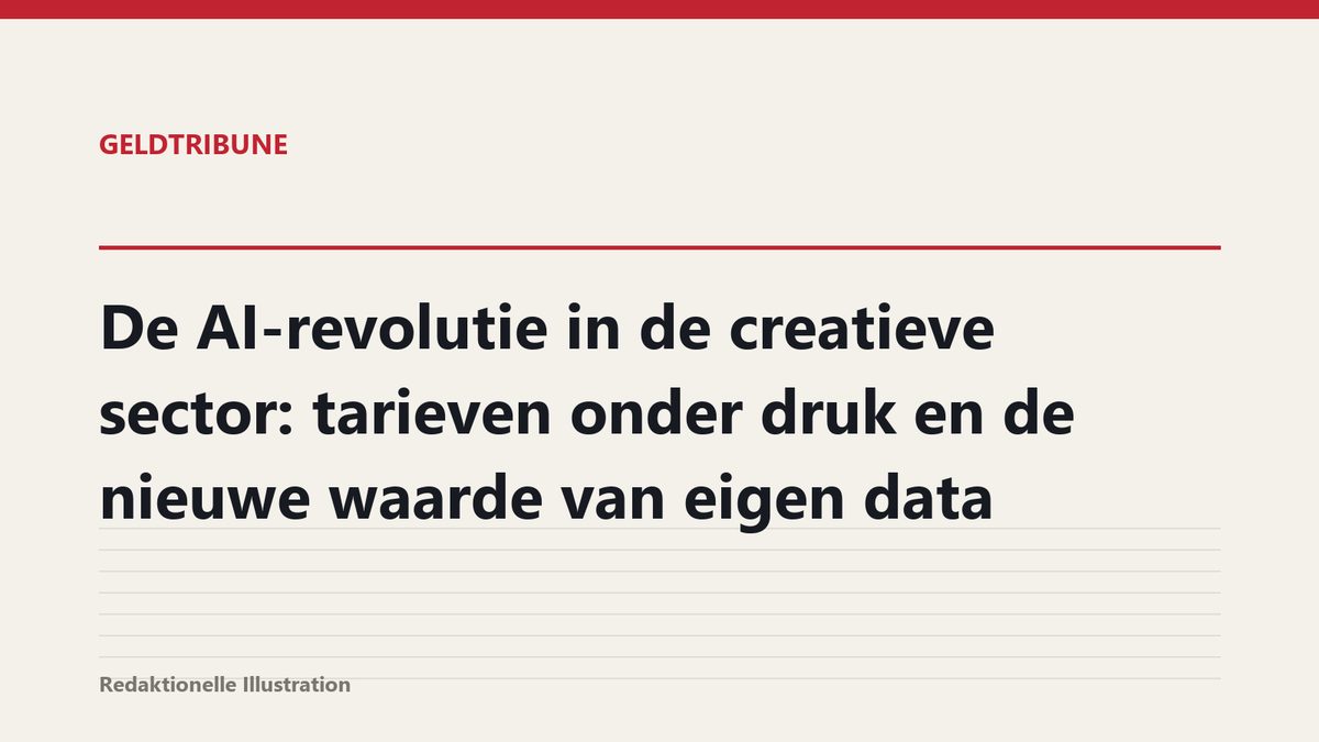 De AI-revolutie in de creatieve sector: tarieven onder druk en de nieuwe waarde van eigen data